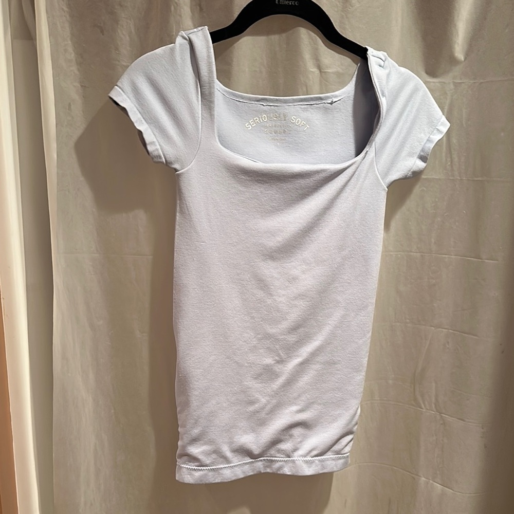 Aeropostale Women's Light Blue Top